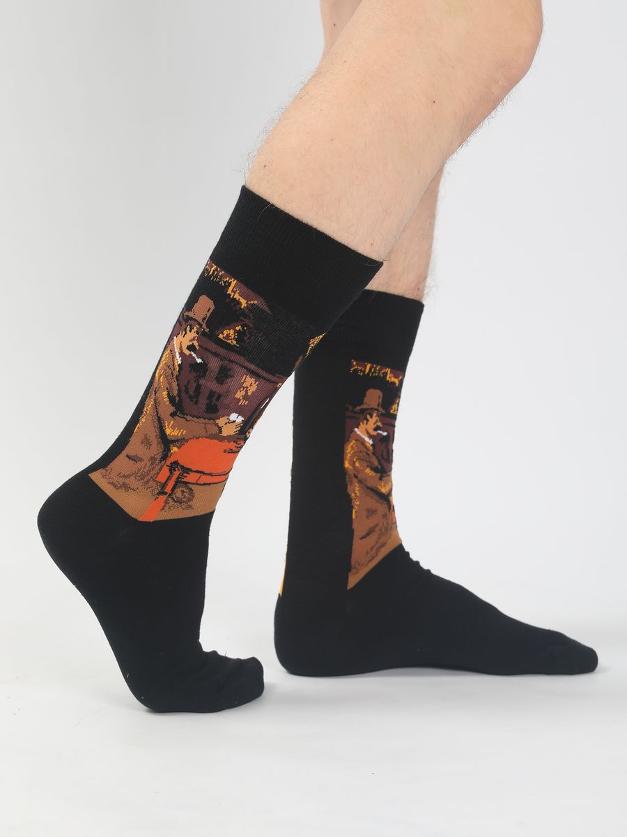 Носки мужские EKMEN НМ-016-э серые 41-45