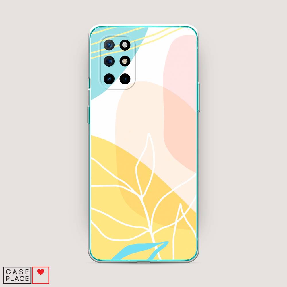 

Чехол Awog на OnePlus 8T / ВанПлас 8T "Летнее настроение", Желтый;голубой;розовый, 151150-10