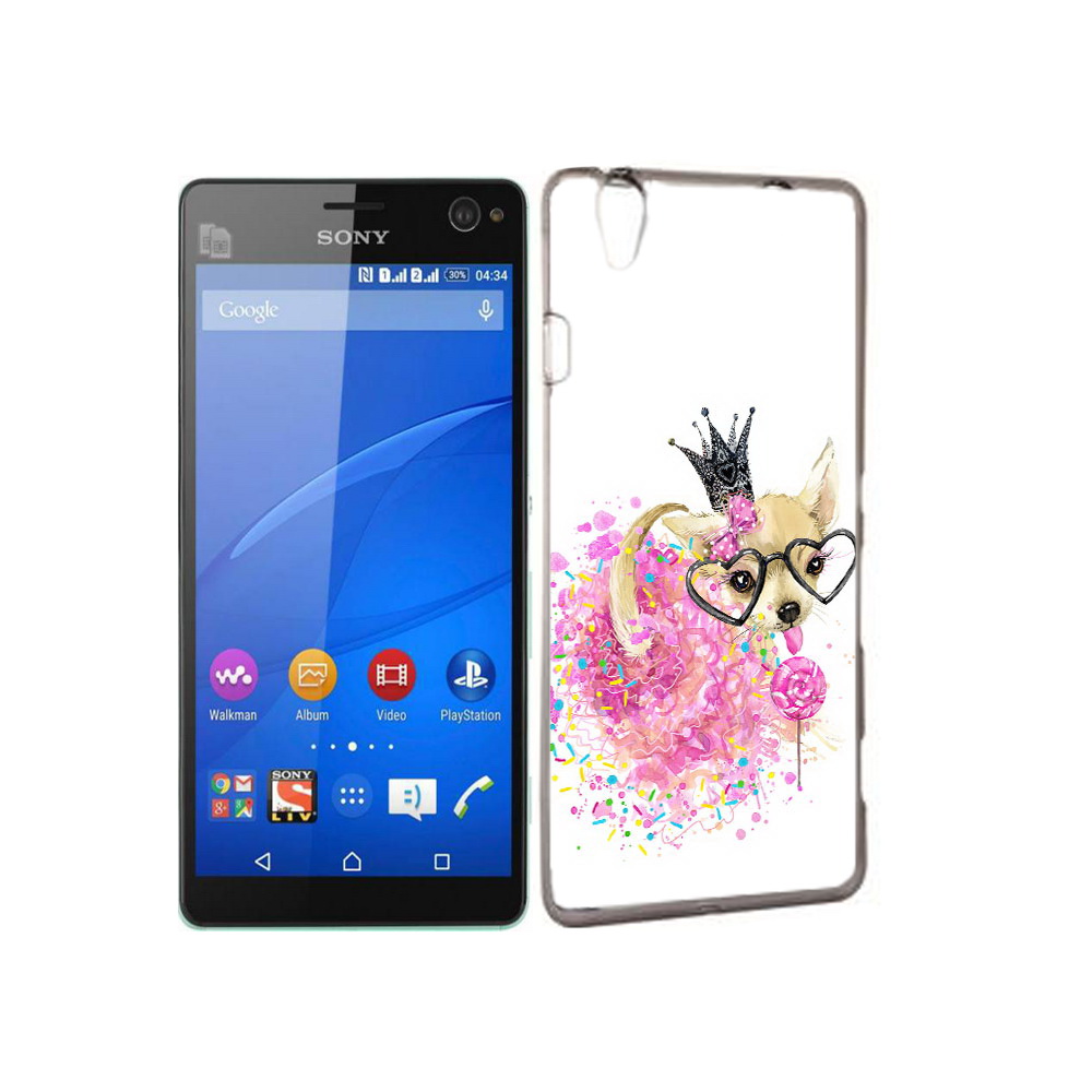 

Чехол MyPads Tocco для Sony Xperia C4 сладкая принцесса, Прозрачный, Tocco