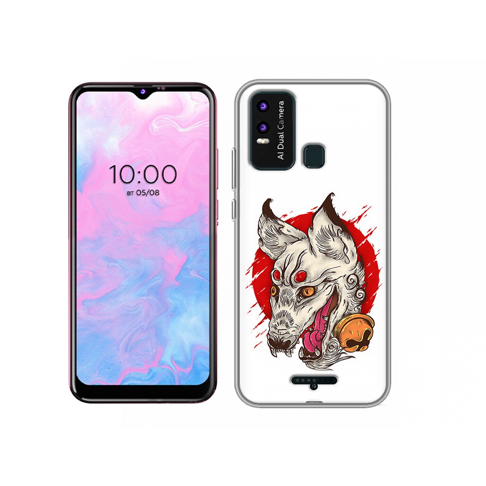 

Чехол MyPads Tocco для BQ 6630L страшная собака, Прозрачный, Tocco