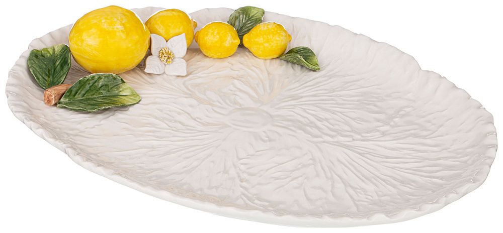 Блюдо овальное Лимоны Размер: 40*30 см