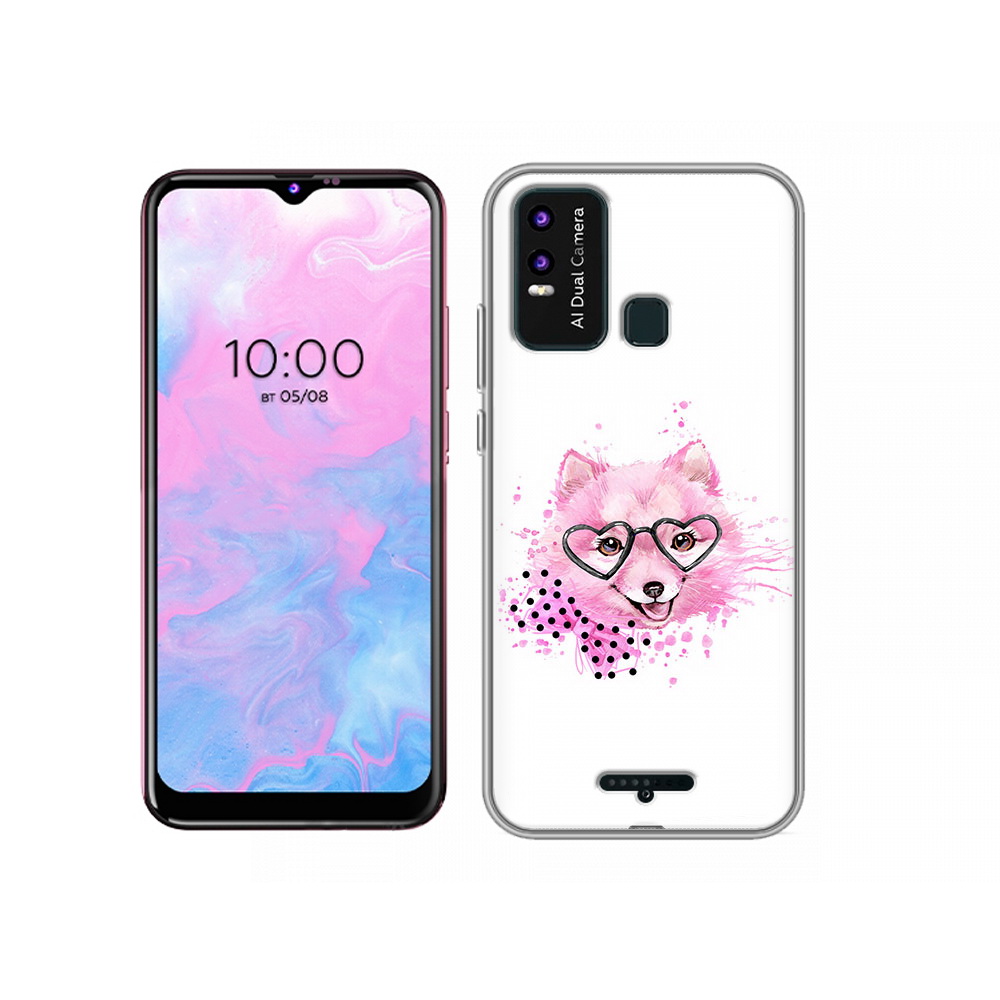 

Чехол MyPads Tocco для BQ 6630L розовый волченок, Прозрачный, Tocco