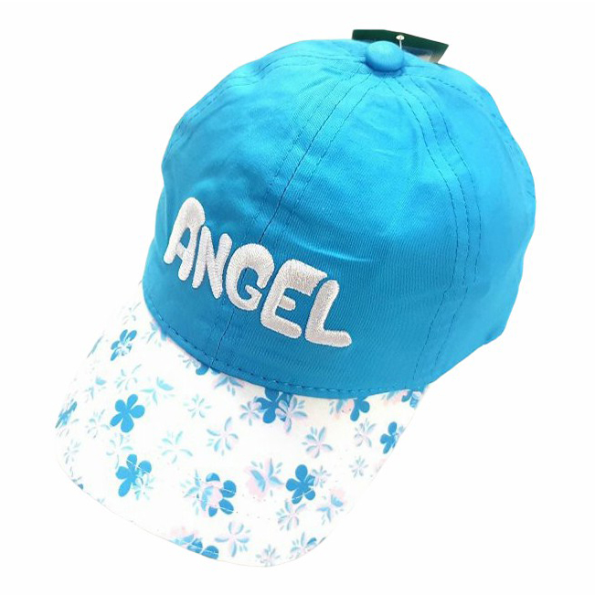 фото Бейсболка детская angelcaps 49031 цв. голубой р. 50