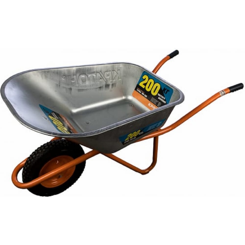 

Строительная усиленная тачка Кратон WB-200R 5 06 01 024R, Серебристый
