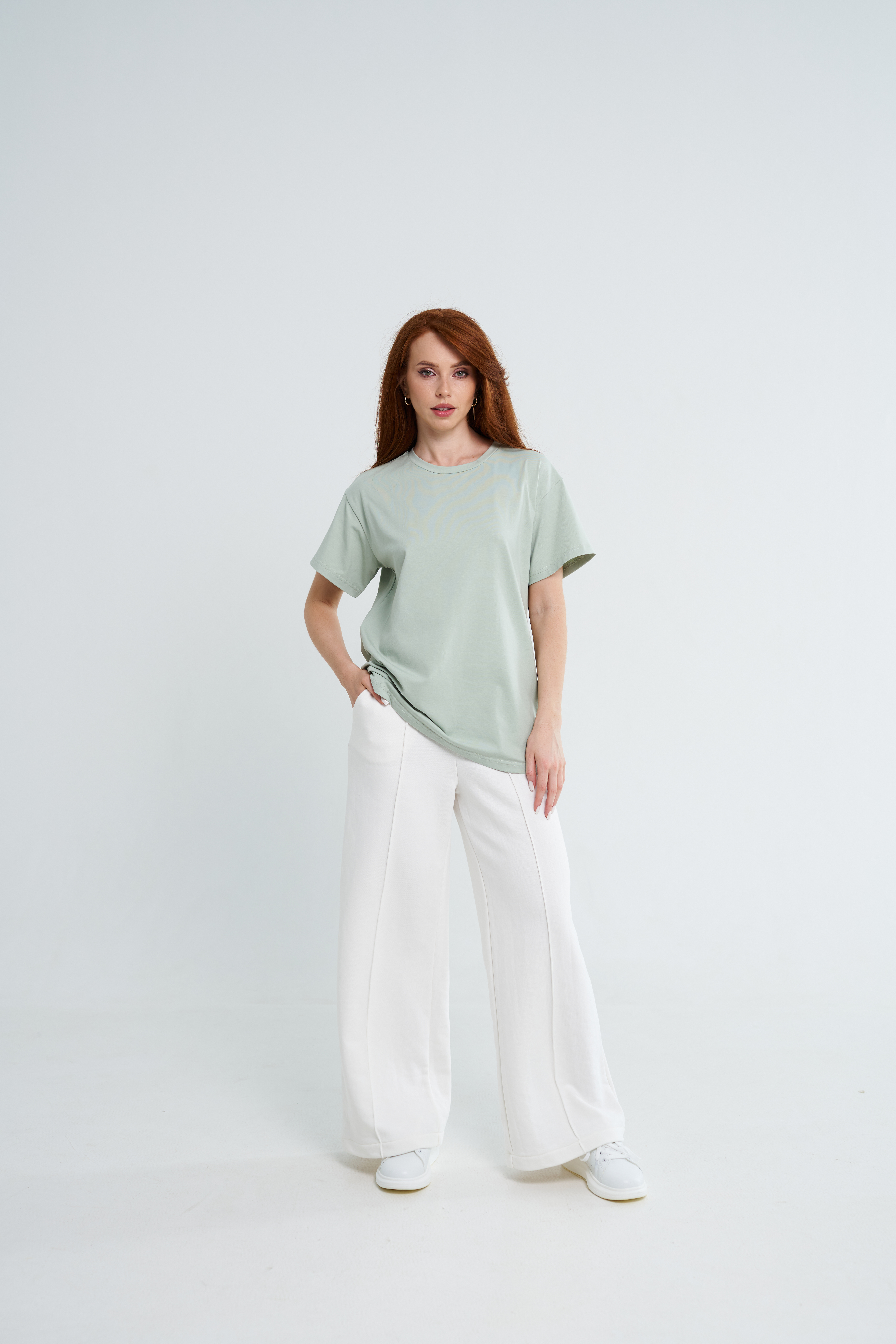 

Футболка женская TheCotton FSPR001 зеленая 44 RU, Зеленый, FSPR001