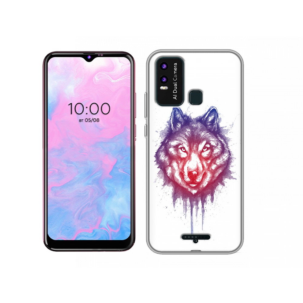 

Чехол MyPads Tocco для BQ 6630L пушистый волк, Прозрачный, Tocco