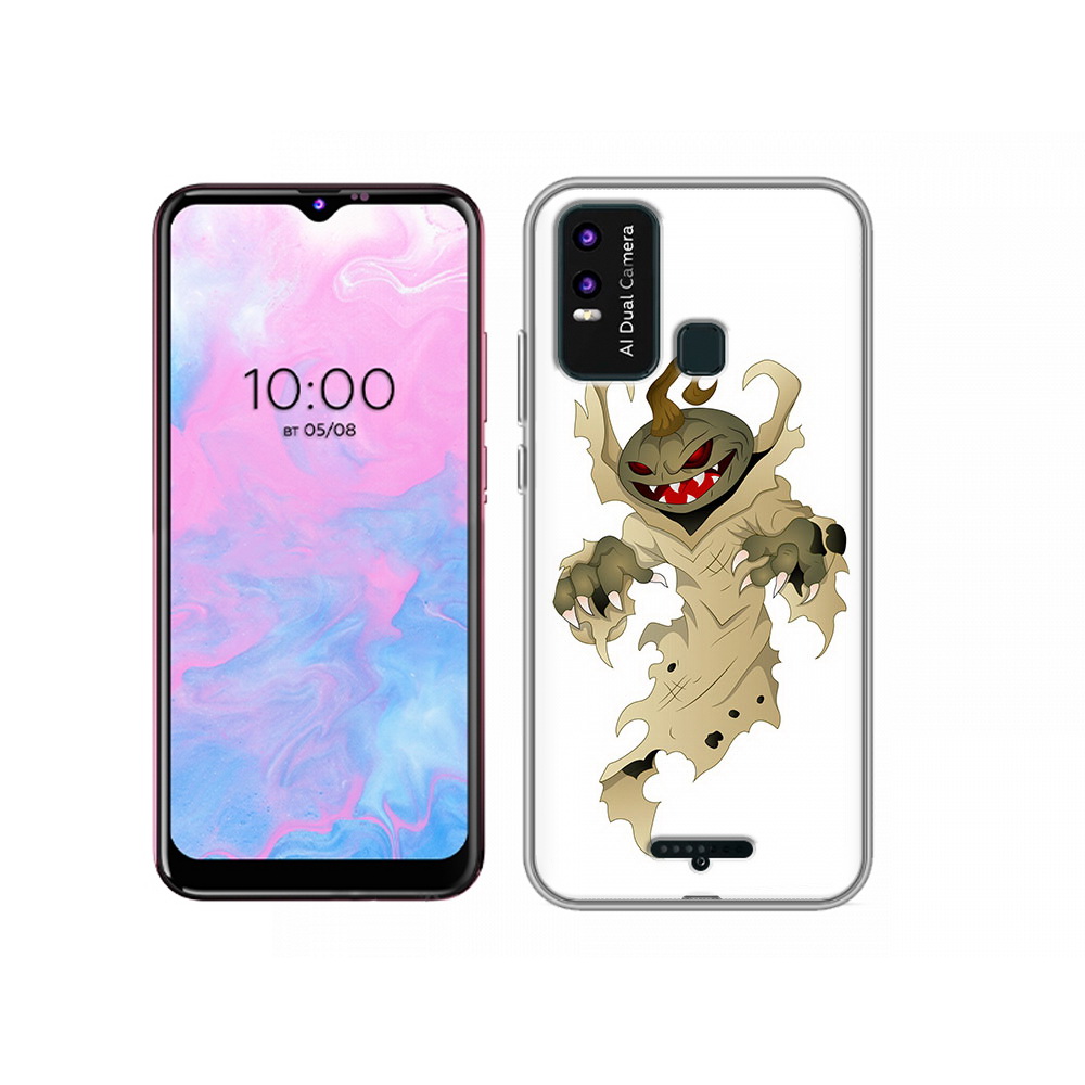 

Чехол MyPads Tocco для BQ 6630L призрак хэллоуина, Прозрачный, Tocco