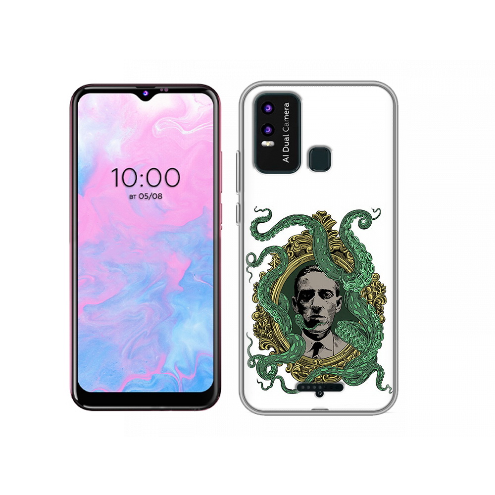 

Чехол MyPads Tocco для BQ 6630L портрет с кракеном, Прозрачный, Tocco