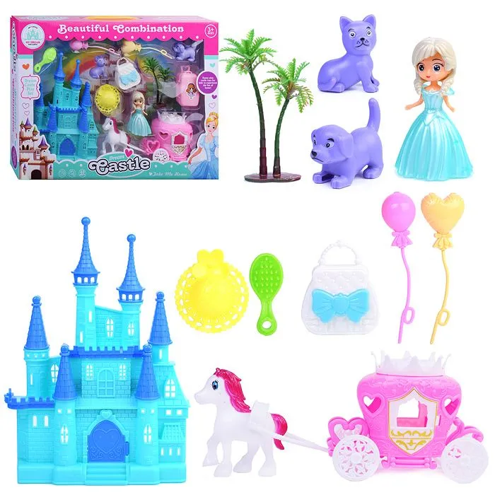 Игровой набор YS-11 Прекрасный замок с каретой в коробке 1333₽