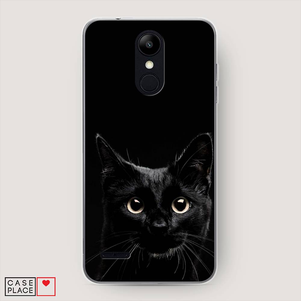 

Чехол Awog на LG K9 (K8 2018) "Добрый кот", Черный, 83750-1
