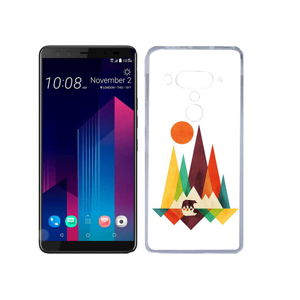 

Чехол MyPads Tocco для HTC U12+ нарисованные горы с медведем, Прозрачный, Tocco
