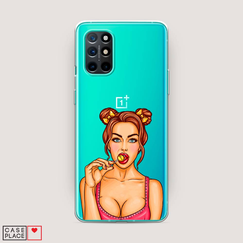 

Чехол Awog на OnePlus 8T / ВанПлас 8T "Вкусный леденец", Бежевый;коричневый;розовый, 151150-7