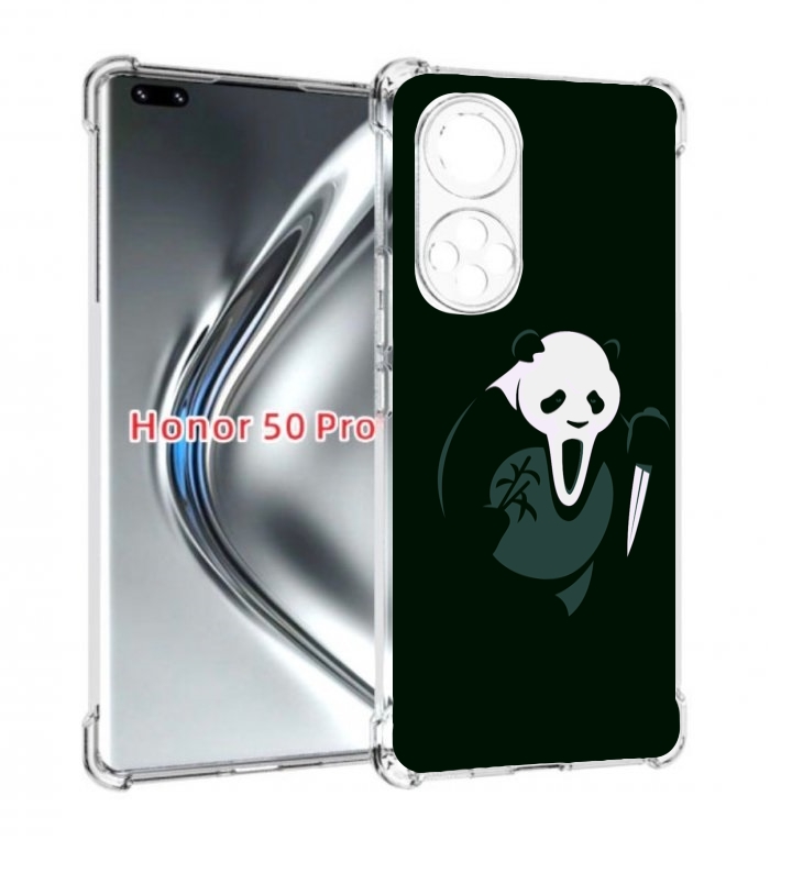 

Чехол бампер MyPads Панда-крик для Honor 50 Pro/Nova 9 Pr, Прозрачный, Tocco
