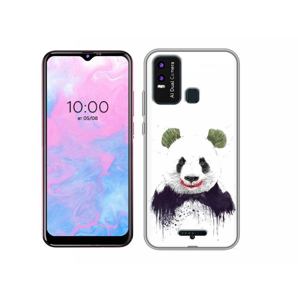 Чехол MyPads Tocco для BQ 6630L панда джокер