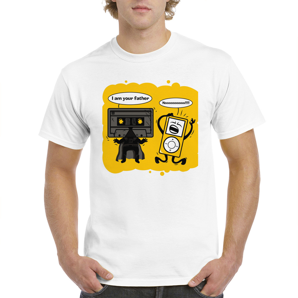 

Футболка унисекс CoolPodarok M0151437 белая 42 RU, Белый, M0151437