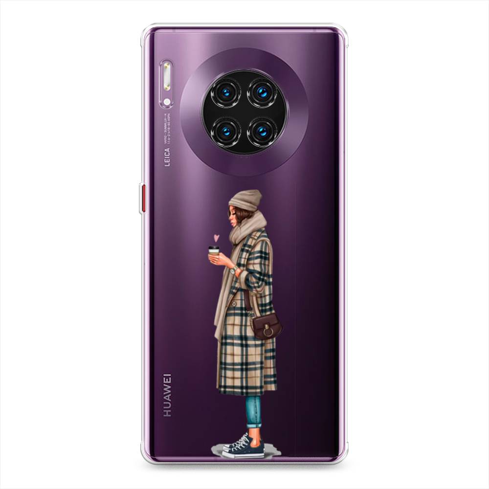

Чехол на Huawei Mate 30 Pro "Утренний кофе", Коричневый;бежевый, 610450-6