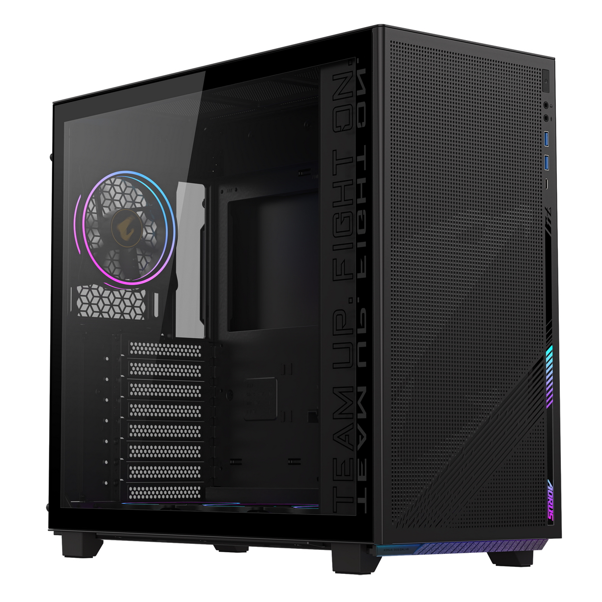 

Корпус компьютерный Gigabyte GB-AC400G (28300-AC400-1CKR) черный, GB-AC400G