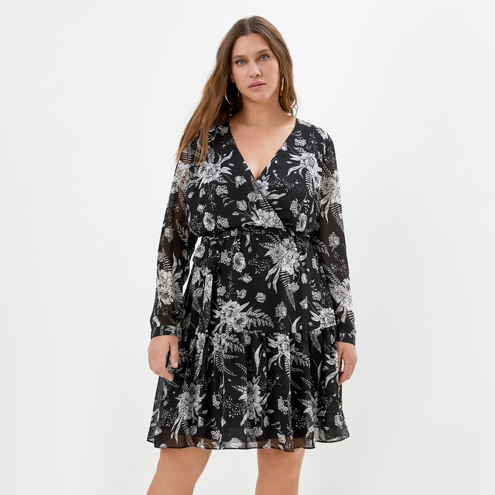 

Платье женское MIST MIST: Plus-size черное 56, Черный, MIST: Plus-size