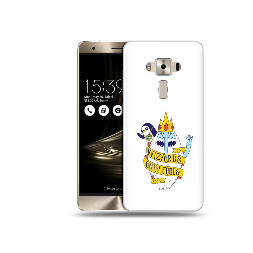 

Чехол MyPads Tocco для Asus ZenFone 3 время приключений снежный король, Прозрачный, Tocco