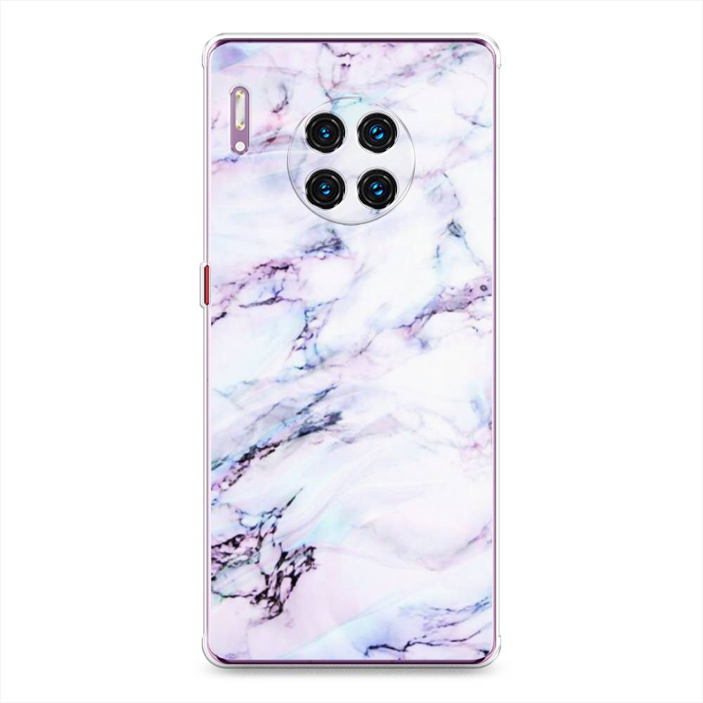 

Чехол на Huawei Mate 30 Pro "Радужный мрамор", Серый;фиолетовый, 610450-3
