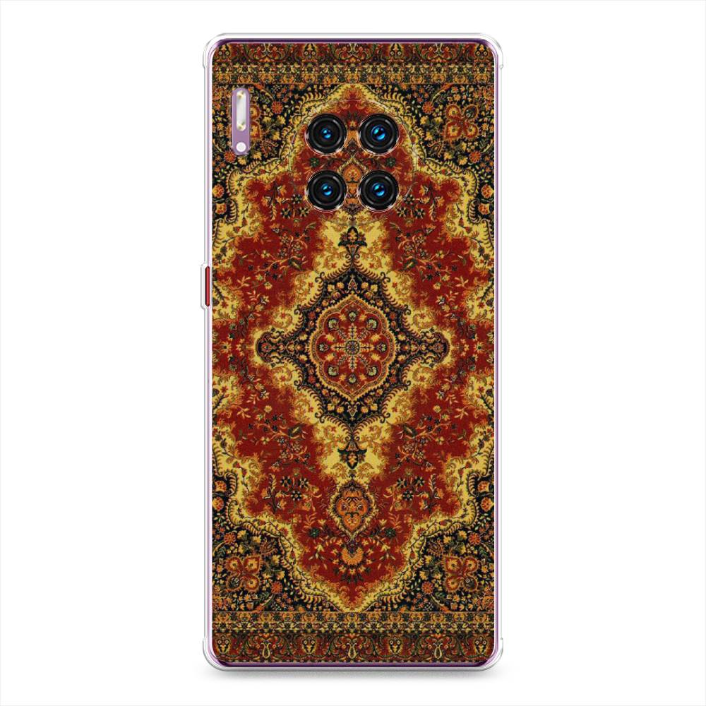 

Чехол на Huawei Mate 30 Pro "Ковер", Коричневый;золотистый;красный, 610450-3
