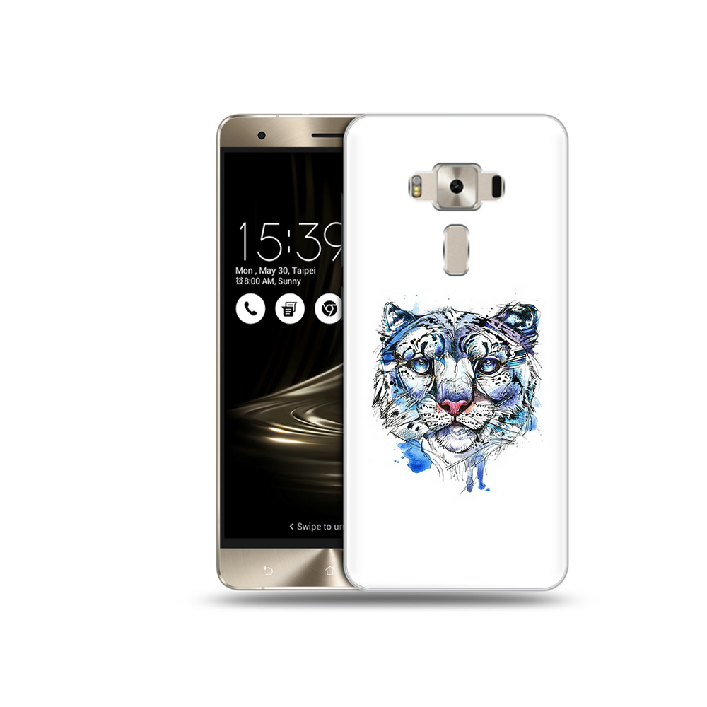 

Чехол MyPads Tocco для Asus ZenFone 3 водяной тигр, Прозрачный, Tocco