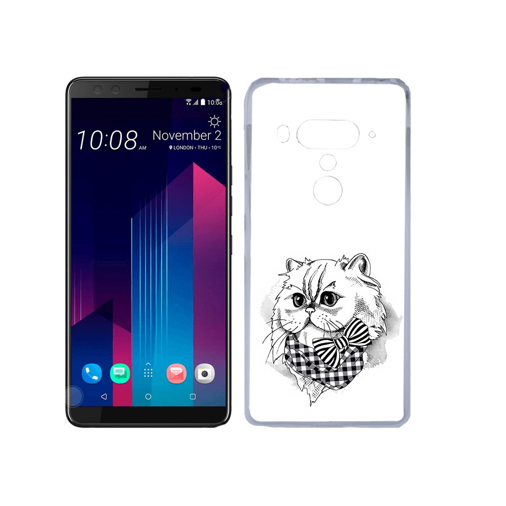

Чехол MyPads Tocco для HTC U12+ нарисованная красивая кошечка, Прозрачный, Tocco