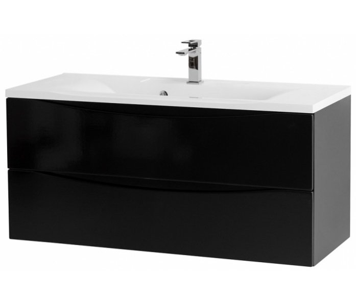 

Тумба с раковиной BelBagno Marino 120-BB1200/450-LV-MR-PR Nero Lucido, Черный, BelBagno Marino