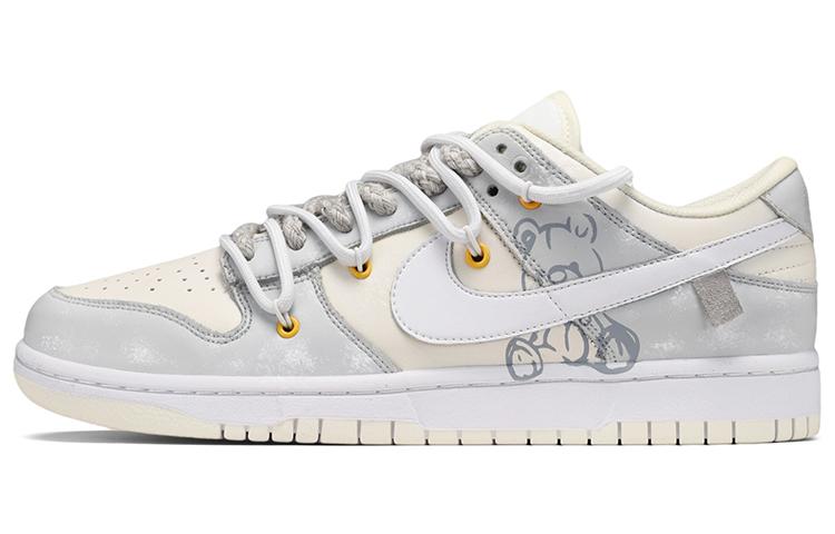 

Кеды унисекс Nike Dunk Low бежевые 40.5 EU, Бежевый, Dunk Low