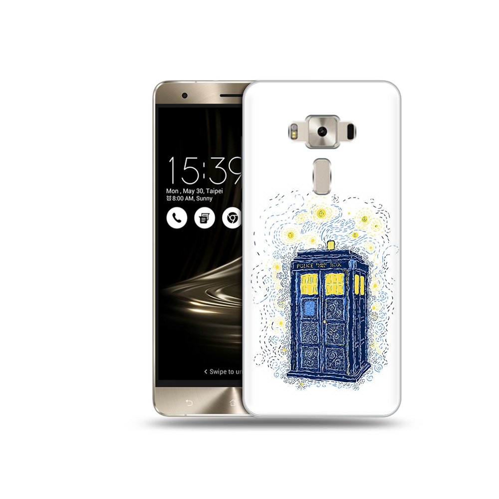 

Чехол MyPads Tocco для Asus ZenFone 3 будка рисунок, Прозрачный, Tocco