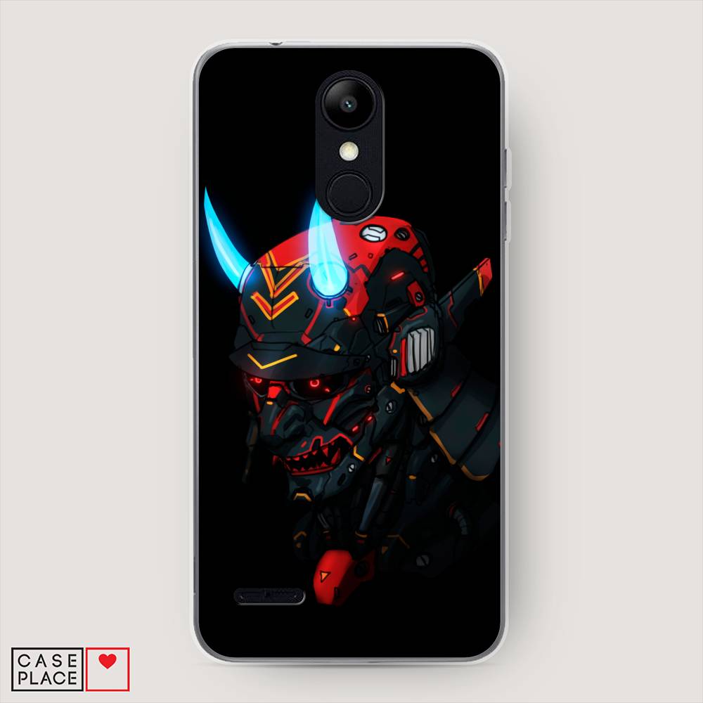 

Чехол Awog на LG K9 (K8 2018) "Неоновый самурай", Черный;красный;голубой, 83750-6