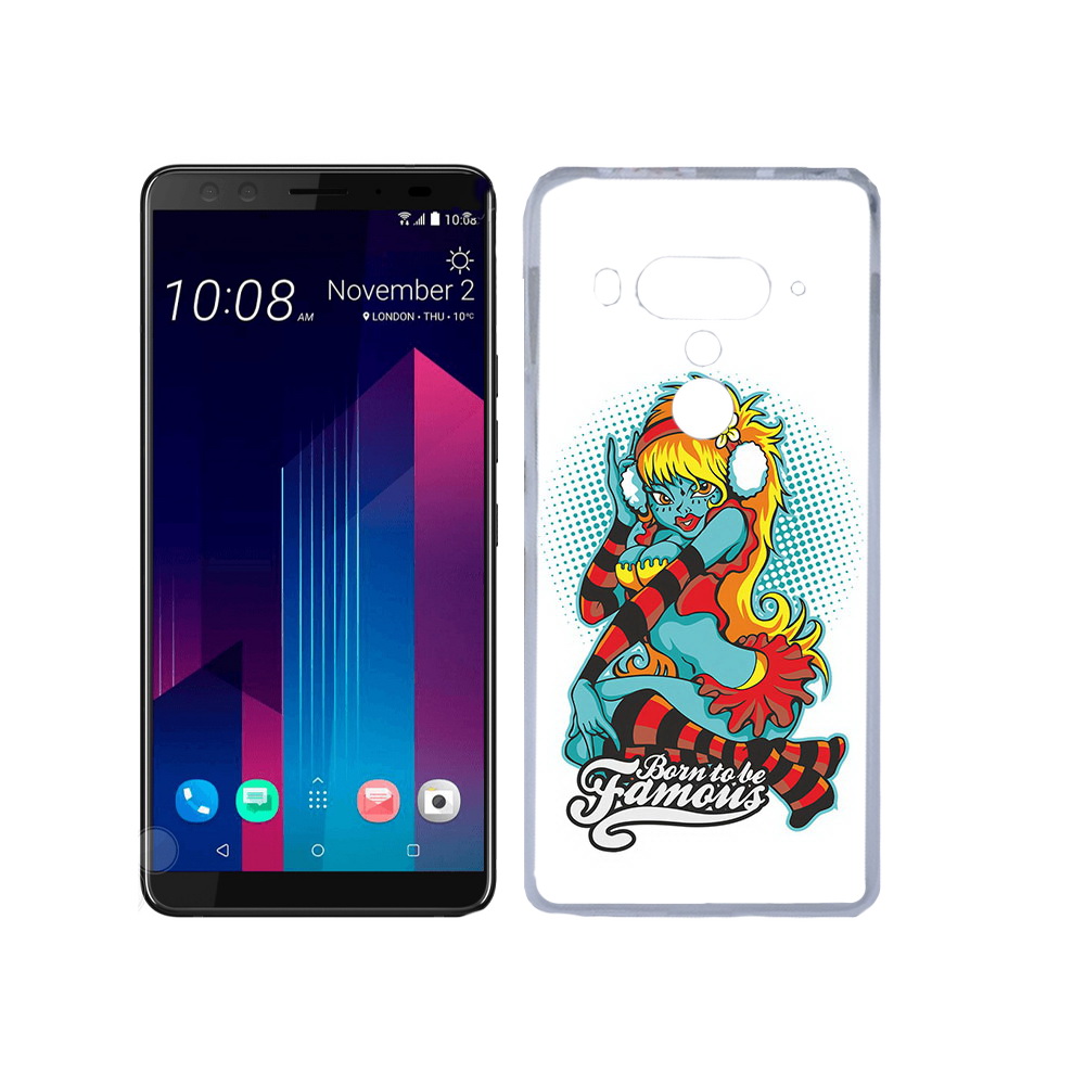 

Чехол MyPads Tocco для HTC U12+ нарисованная девушка в наушниках, Прозрачный, Tocco
