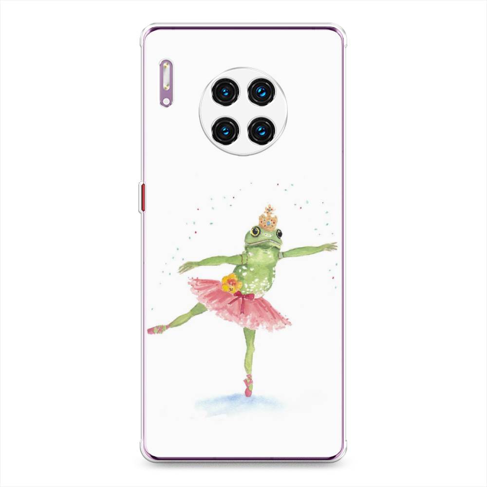 

Чехол на Huawei Mate 30 Pro "Лягушка-балерина", Зеленый, 610450-4