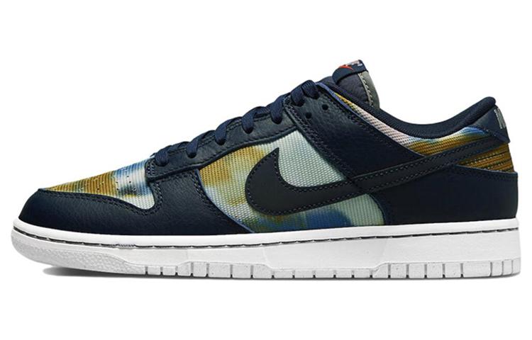 

Кеды унисекс Nike Dunk Low retro prm obsidian graffiti синие 46 EU, Синий, Dunk Low retro prm obsidian graffiti