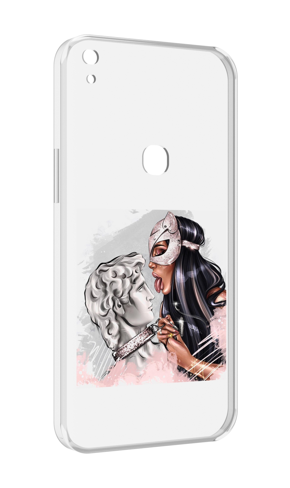 

Чехол MyPads девушка-флирт женский для Alcatel SHINE LITE 5080X 5.0, Прозрачный, Tocco