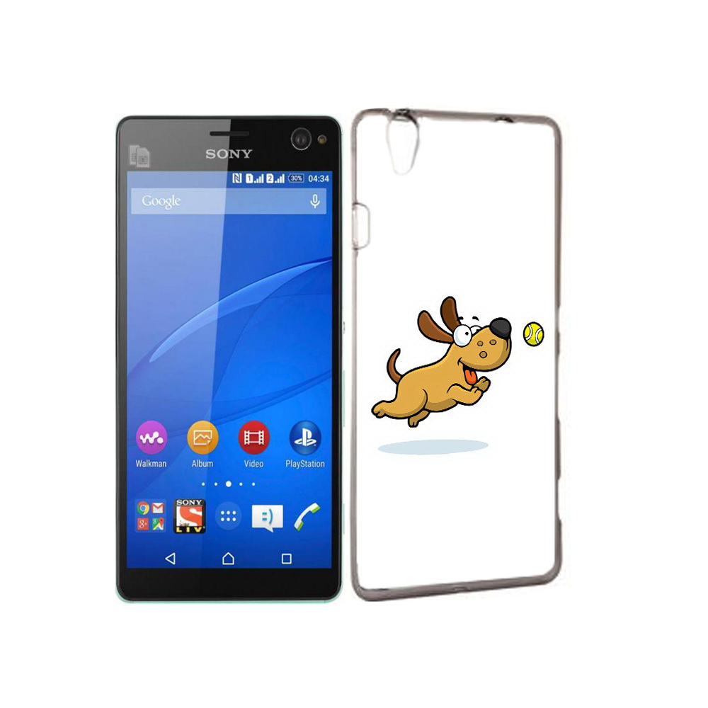 

Чехол MyPads Tocco для Sony Xperia C4 пёсик, Прозрачный, Tocco