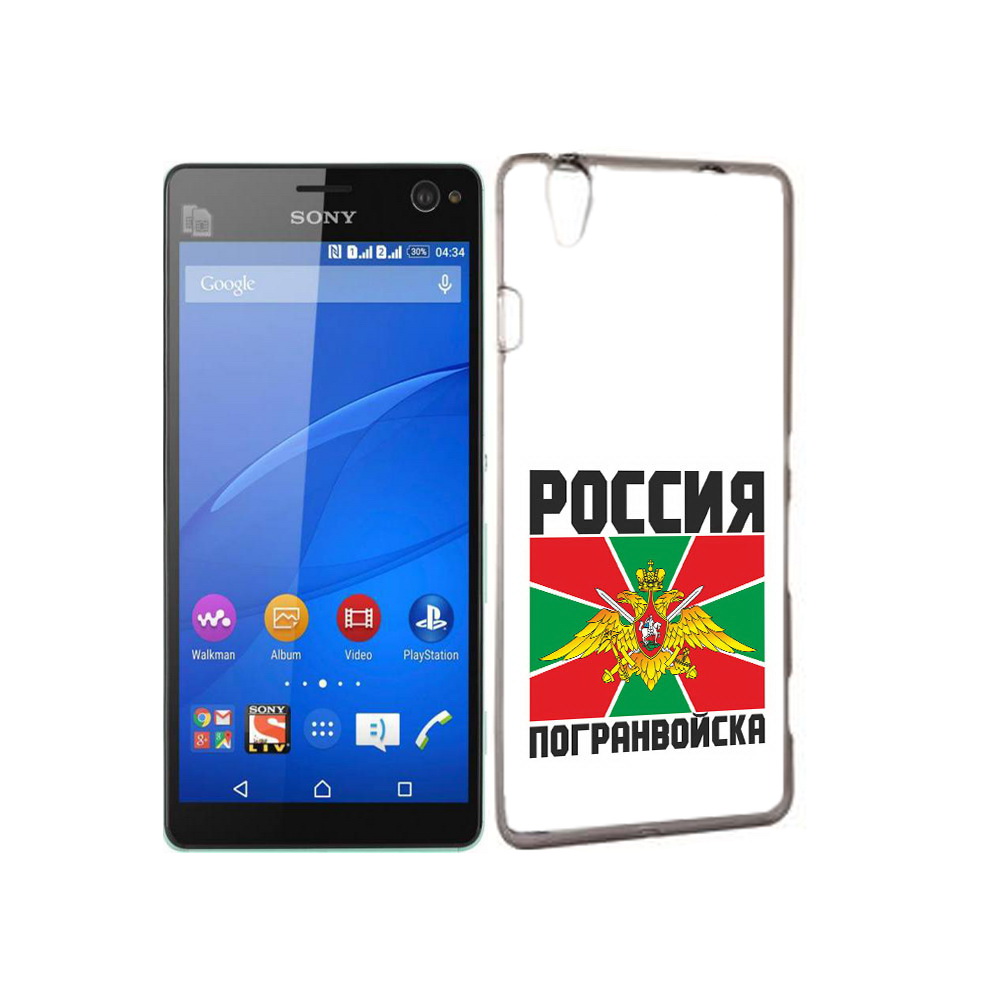 

Чехол MyPads Tocco для Sony Xperia C4 погранвойска, Прозрачный, Tocco