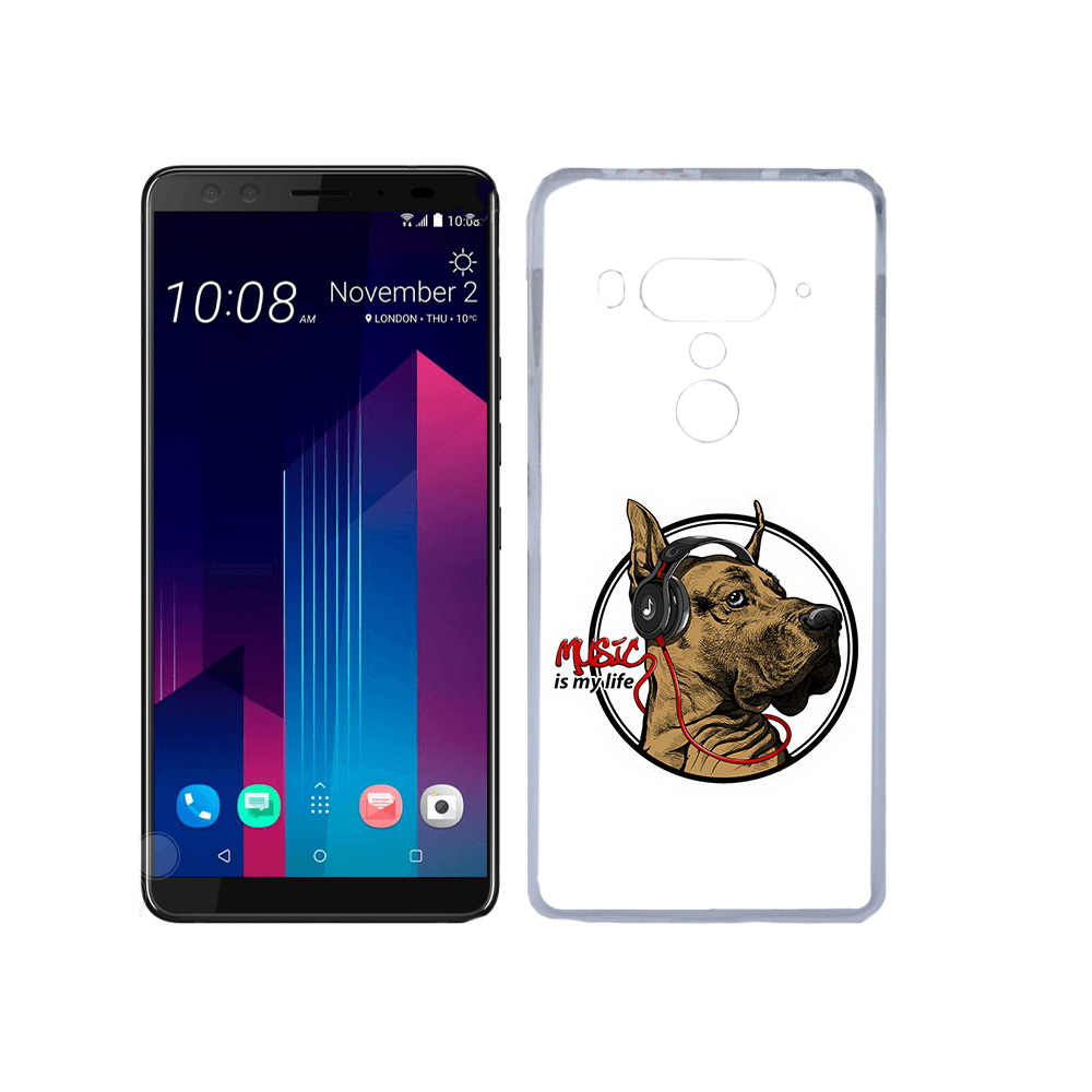 

Чехол MyPads Tocco для HTC U12+ музыкальная собака, Прозрачный, Tocco