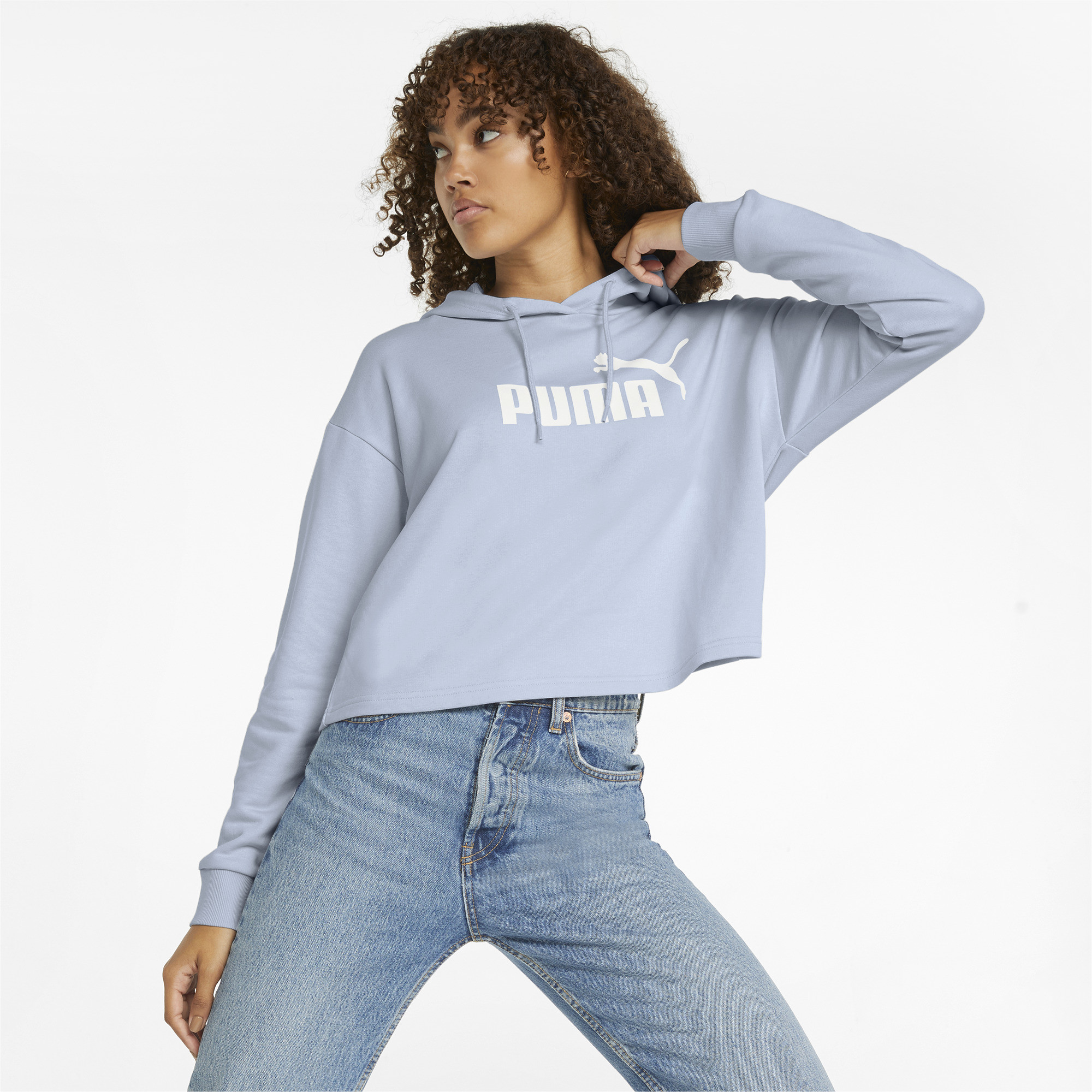 фото Толстовка женская puma 58687083 голубая xl