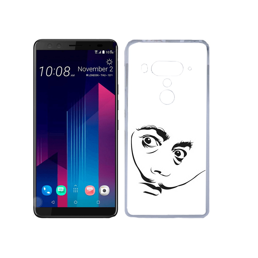 

Чехол MyPads Tocco для HTC U12+ мужчина с длинными усами, Прозрачный, Tocco