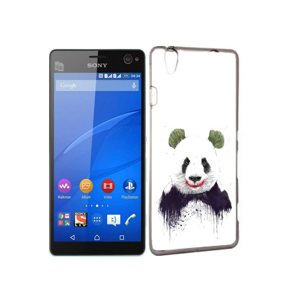 

Чехол MyPads Tocco для Sony Xperia C4 панда джокер, Прозрачный, Tocco