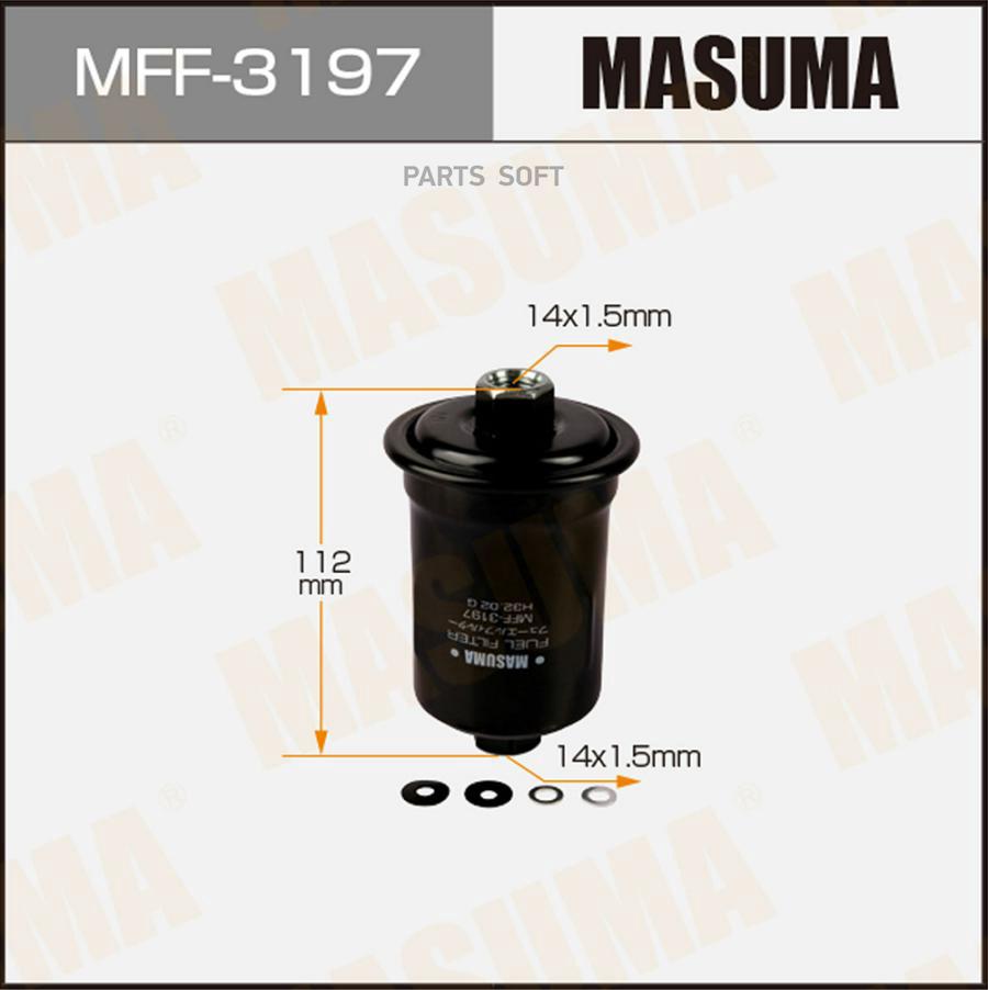 

Фильтр Топливный Hyundai Sonata 96-01; Toyota Land Cruiser 96-; Lexus Ls 98-Masuma Masuma