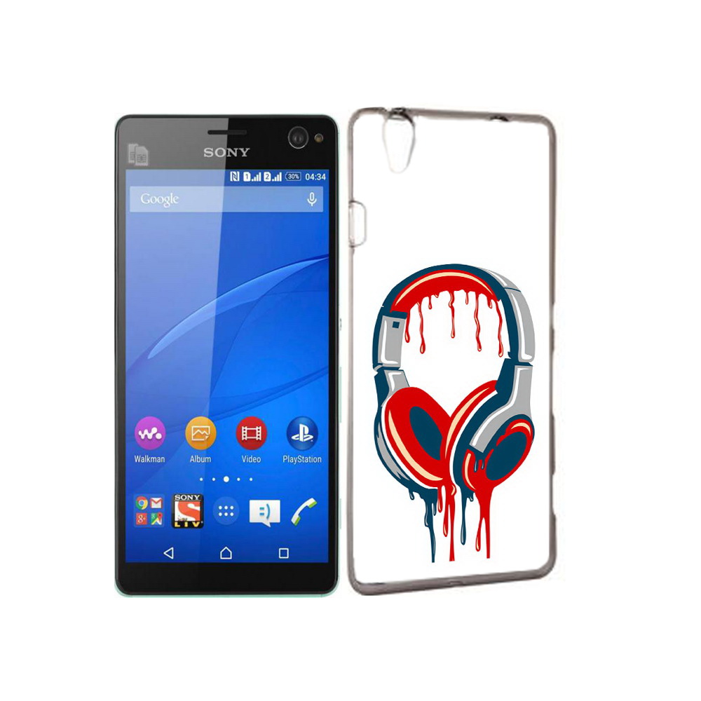 

Чехол MyPads Tocco для Sony Xperia C4 не делай громко, Прозрачный, Tocco