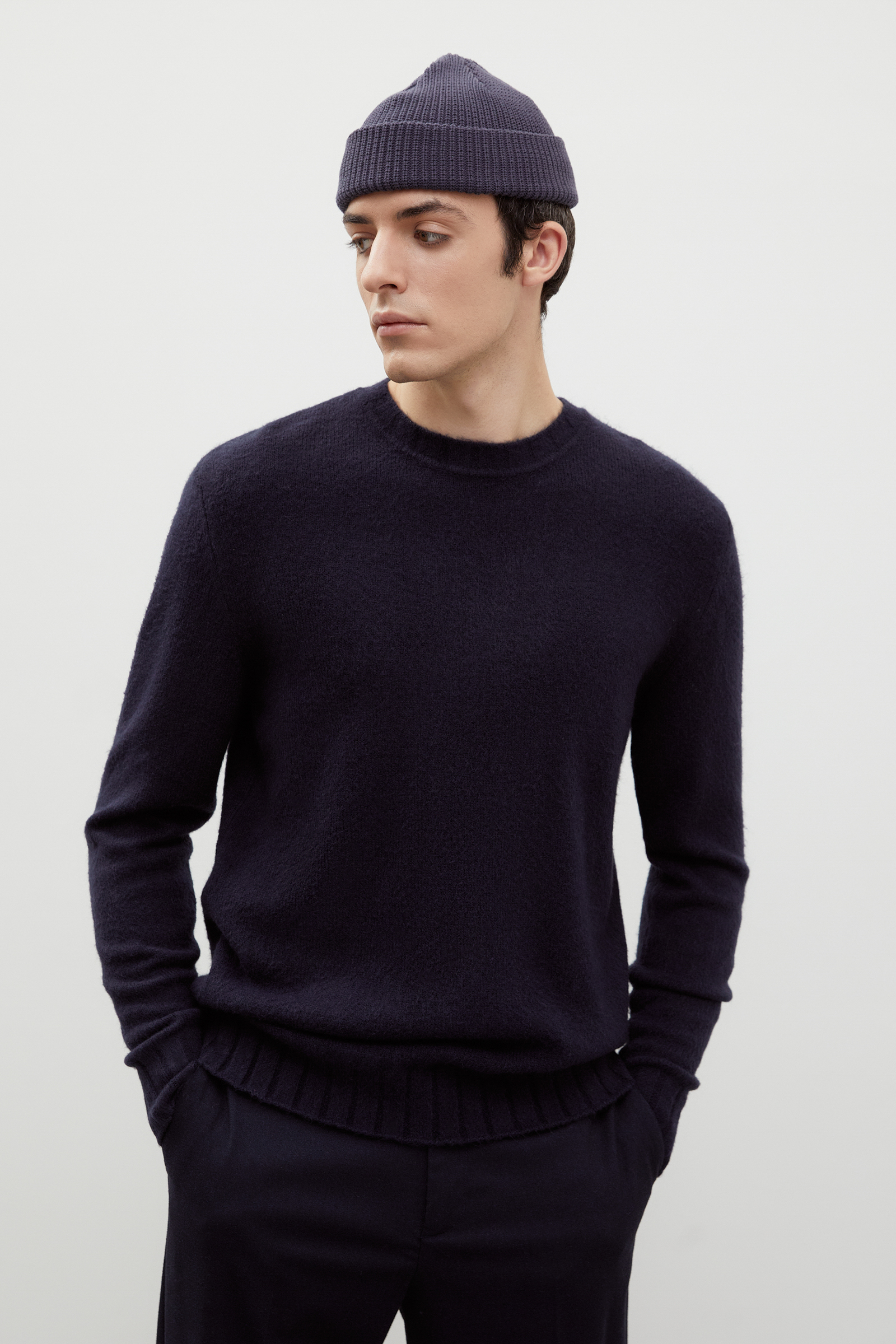 

Джемпер мужской Finn Flare FWC21102 синий 2XL, FWC21102