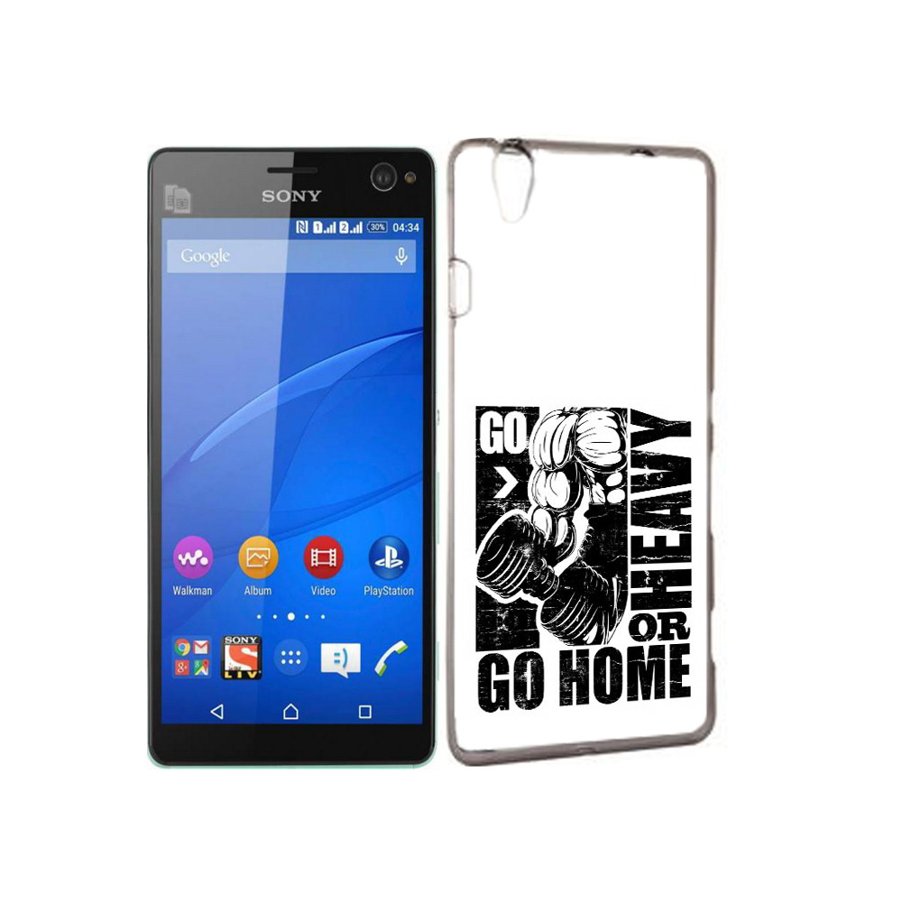 

Чехол MyPads Tocco для Sony Xperia C4 накаченные руки, Прозрачный, Tocco