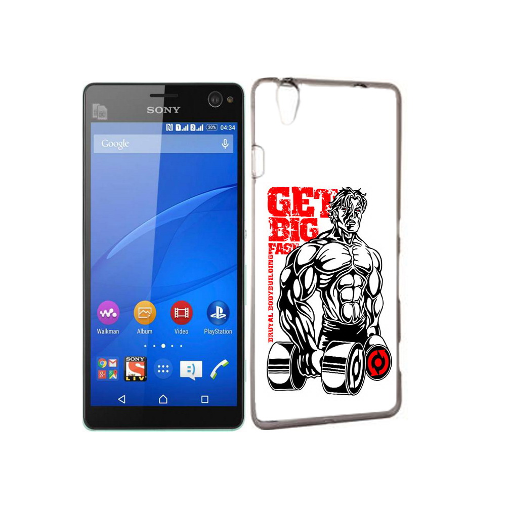 

Чехол MyPads Tocco для Sony Xperia C4 накаченное тело, Прозрачный, Tocco