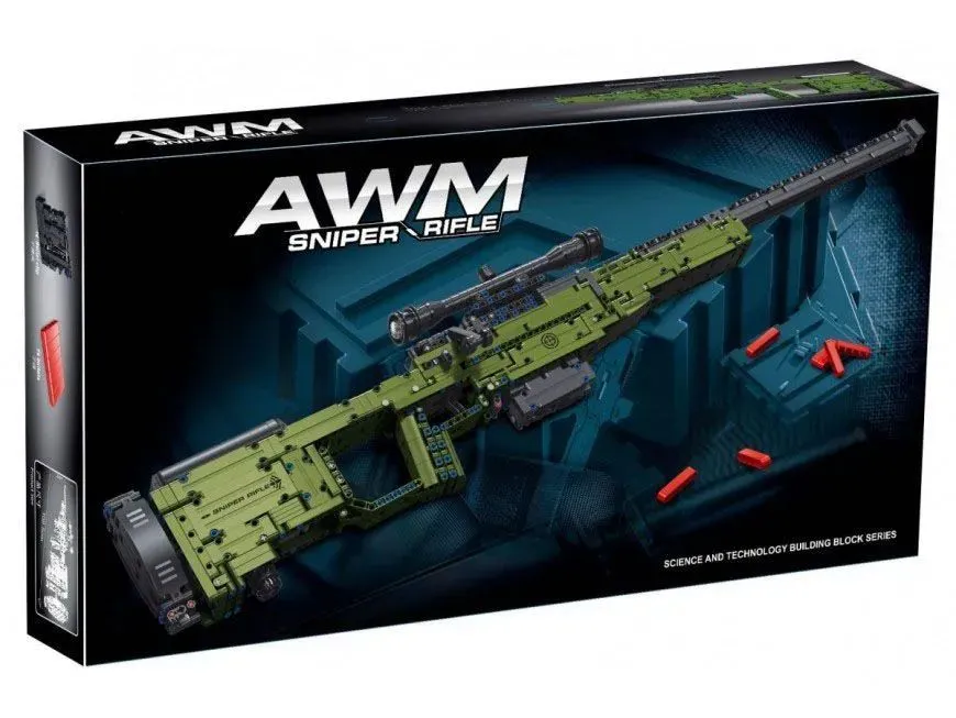 

Конструктор Снайперская винтовка AWM, 1 532 дет