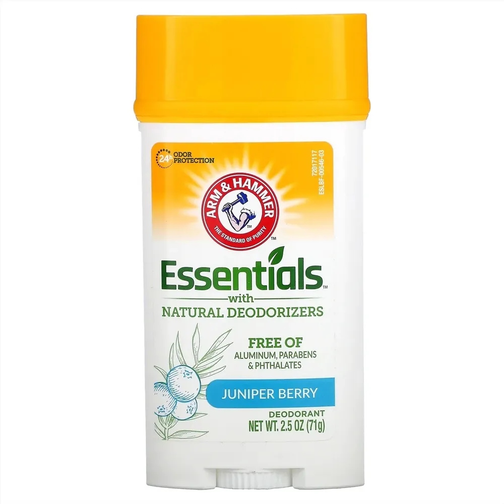 фото Arm & hammer, essentials natural дезодорант с натуральными дезодорирующими компонентами... arm&hammer