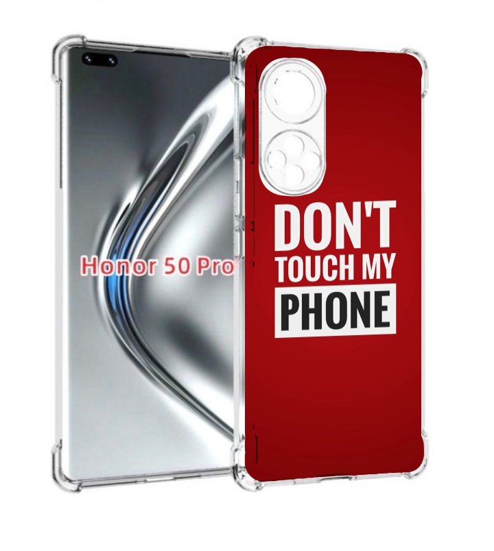 

Чехол бампер MyPads Мой-телефон для Honor 50 Pro/Nova 9 P, Прозрачный, Tocco