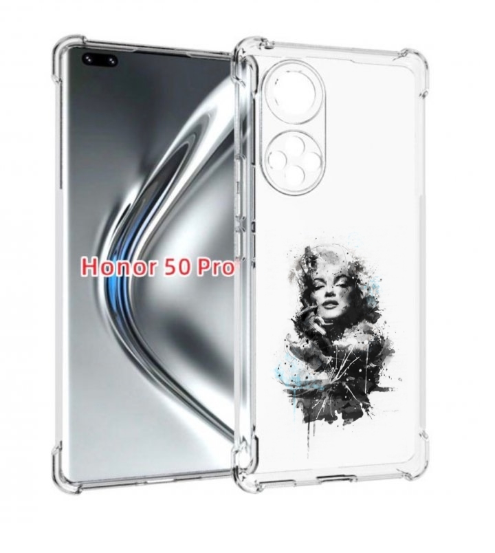 

Чехол бампер MyPads Мерлин Монро загадочная женский для Huawei H, Прозрачный, Tocco